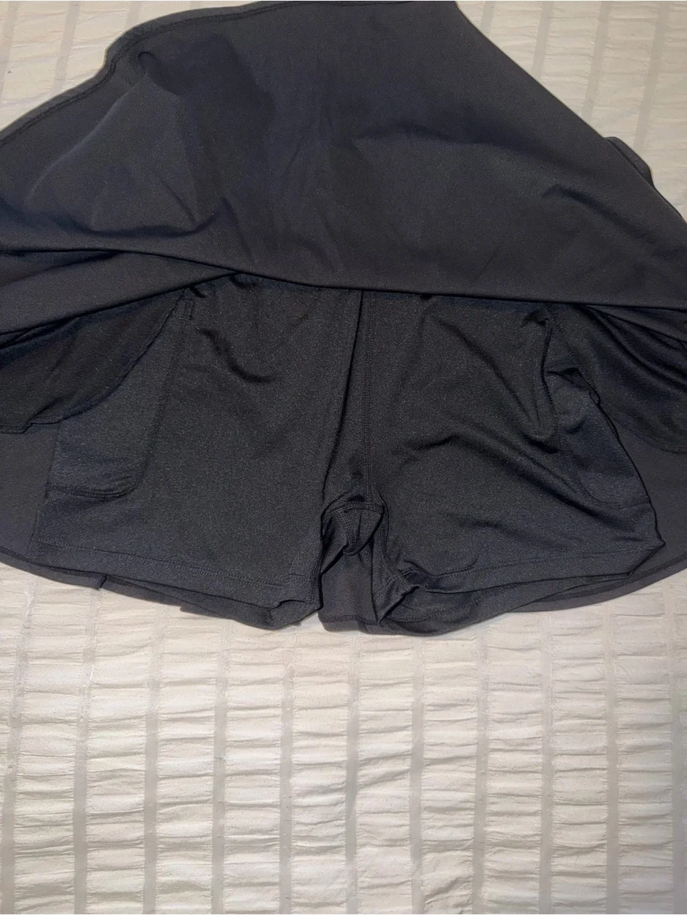 Baleaf Black Flared Mini Skirt